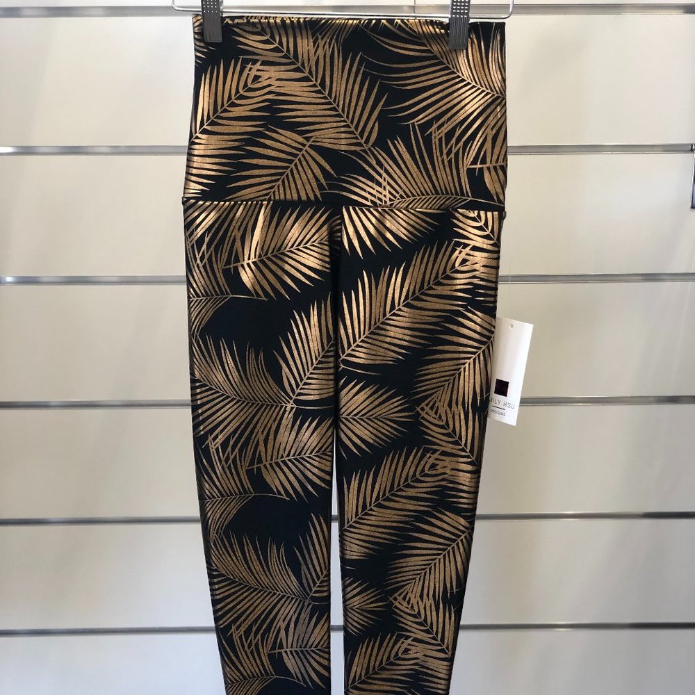 EmilyHSUDesigns Palms Foil Legging